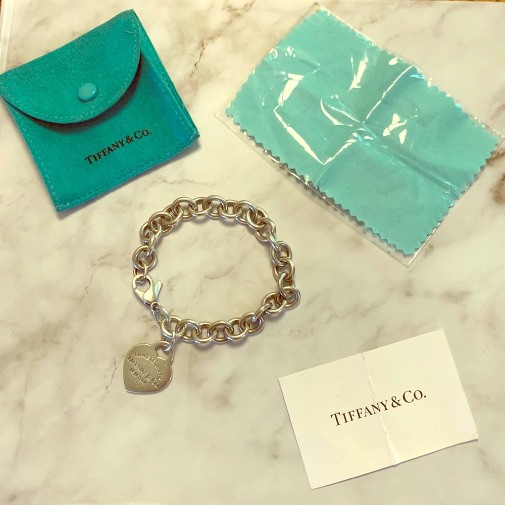 Tiffany & Co. Heart Charm Bracelet 925